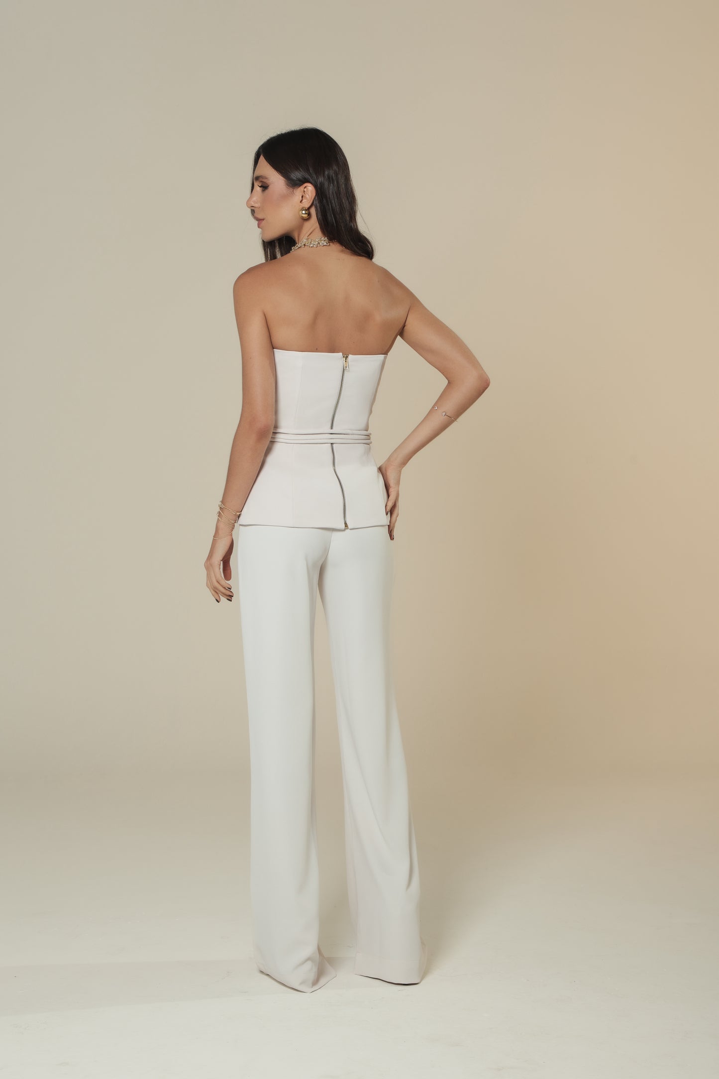 CORSET TOP ALFAIATARIA RAQUEL
