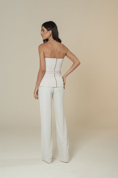 CORSET TOP ALFAIATARIA RAQUEL