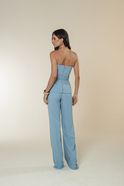 CORSET TOP ALFAIATARIA RAQUEL